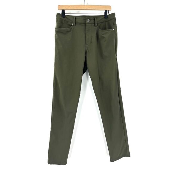 Lululemon ABC Pant Slim *Warpstreme 32"
Dark Olive Sz 30 - Picture 3 of 7